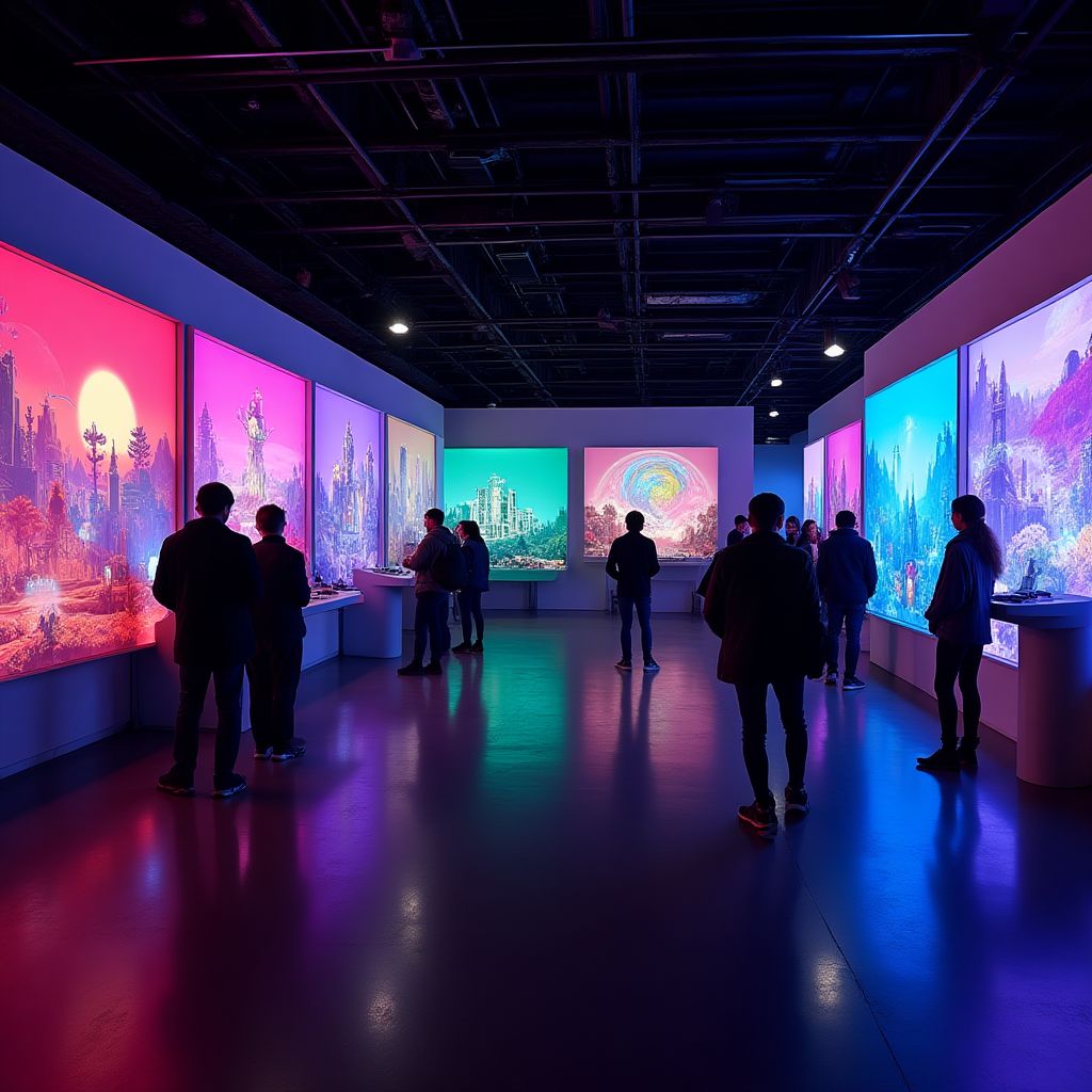 Neon Games Exhibition