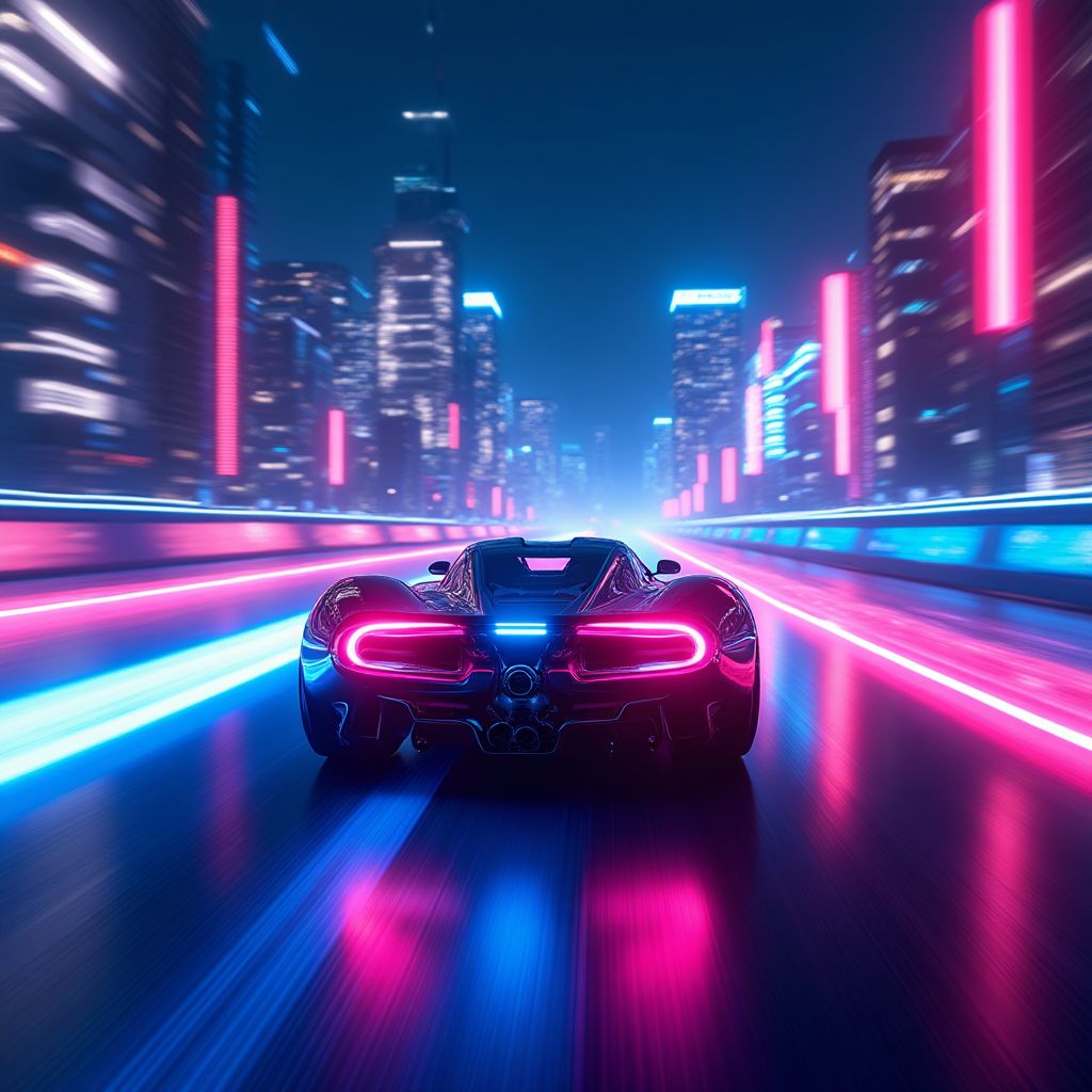 Neon Drift: A cyberpunk racing game